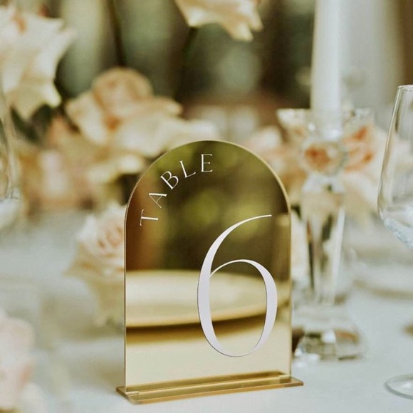Wedding Table Numbers 1-11